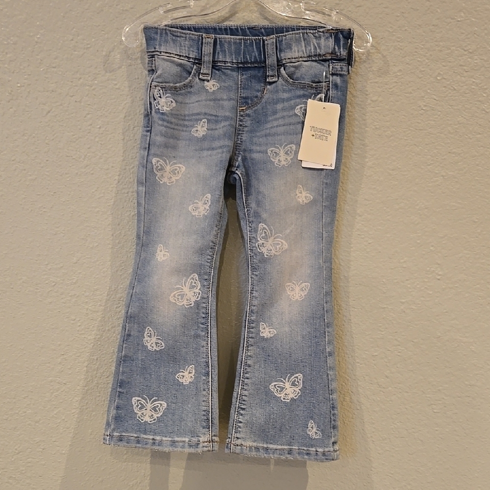 Tucker + Tate Light Blue Butterfly Flare Jeans